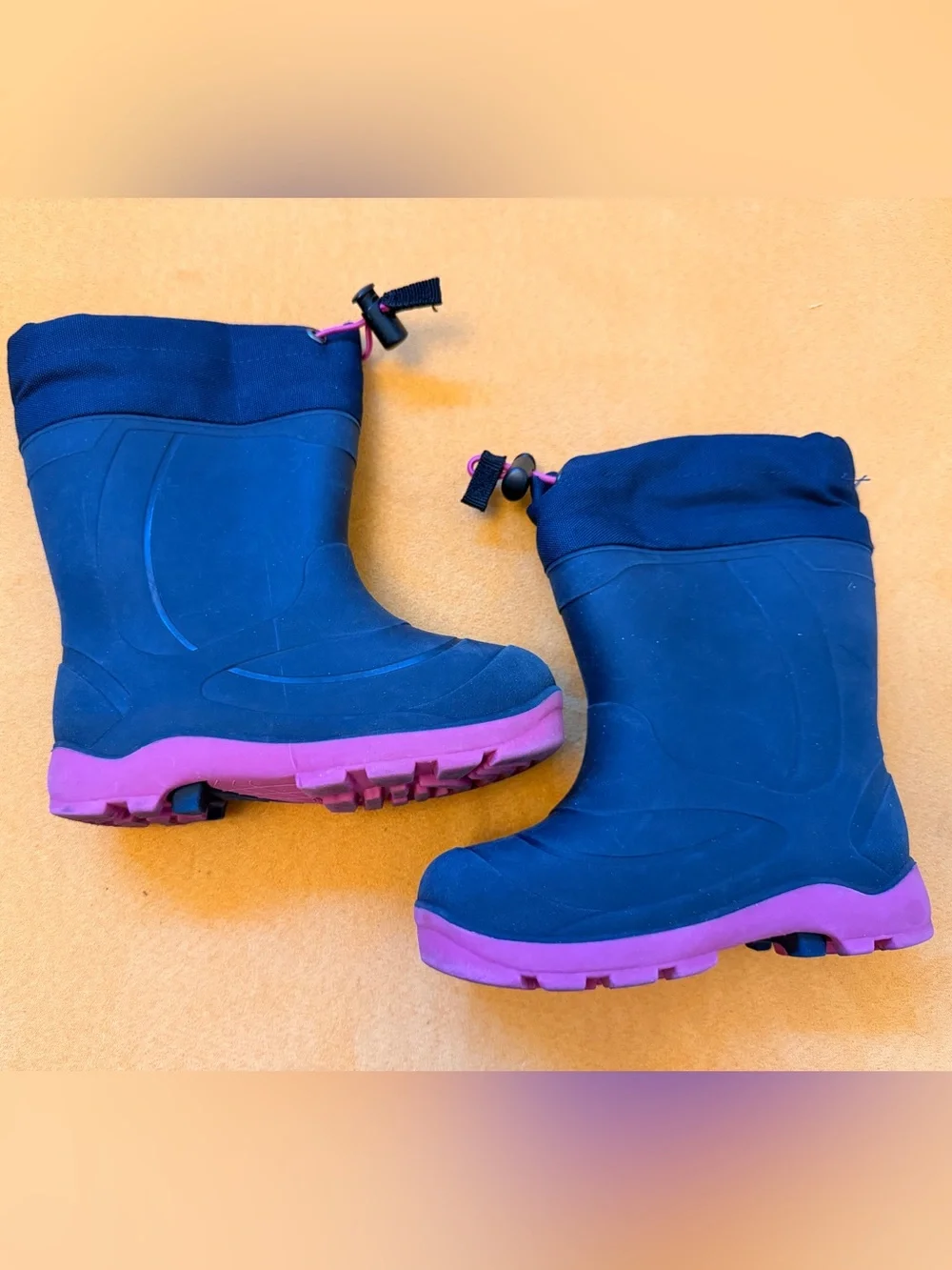 Kamik Snobuster 2 Insulated Rubber Boots for Toddler Girls